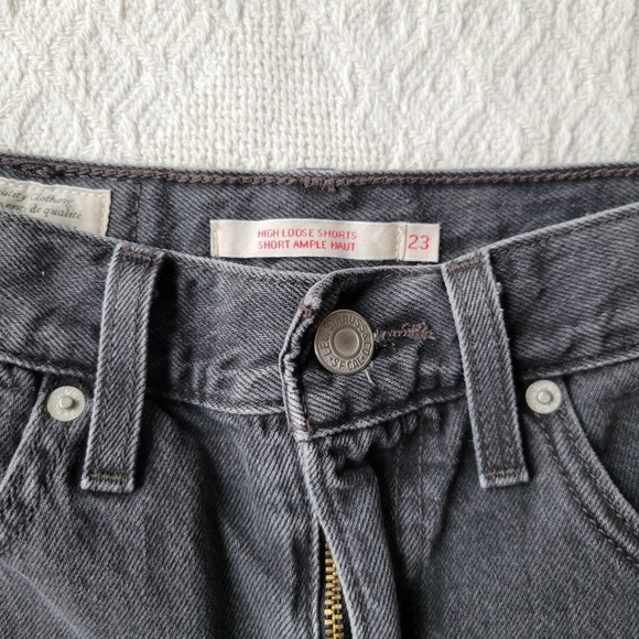 LEVI'S High Loose Short Denim Casual 90's Style Summer Jean Short - Picture 5 of 8